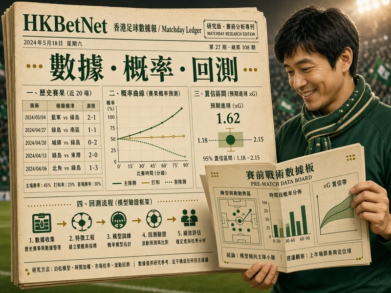 HKBetNet 五大聯賽足球數據、概率模型與回測方法